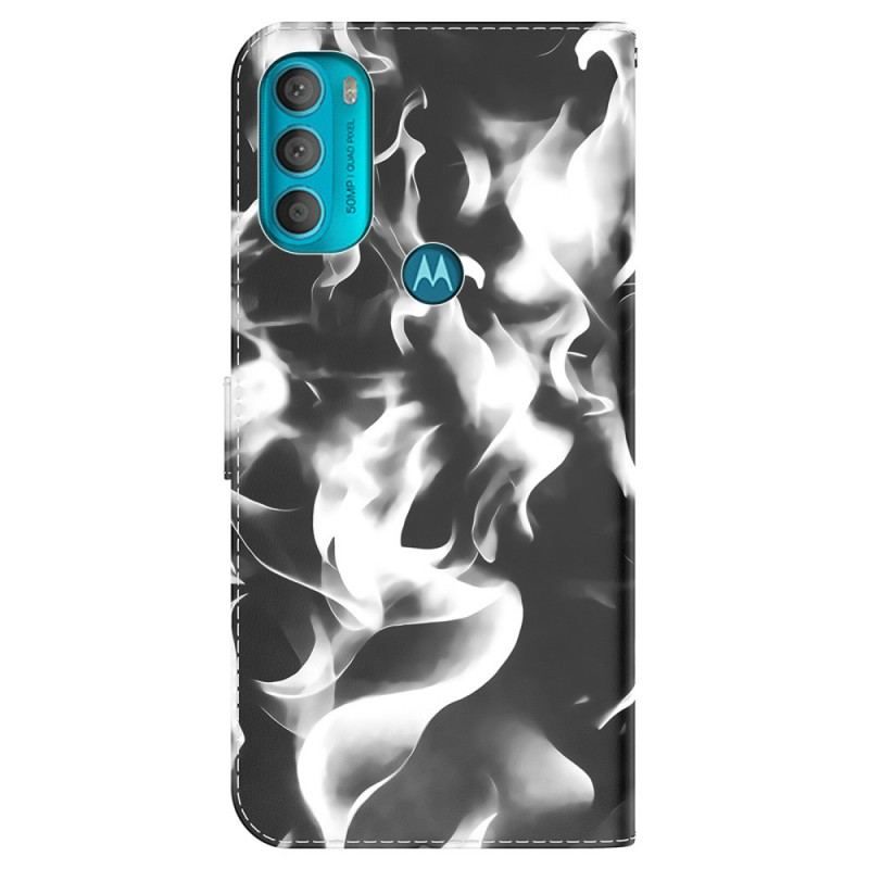 Flip Cover Moto G71 5G Abstrakt Mønster