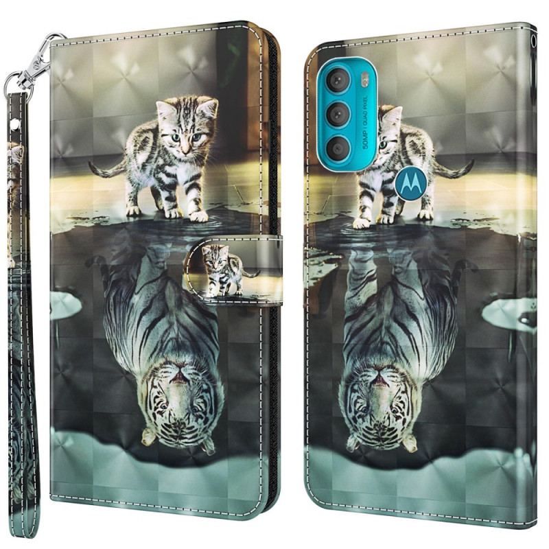 Flip Cover Moto G71 5G Ernest The Tiger