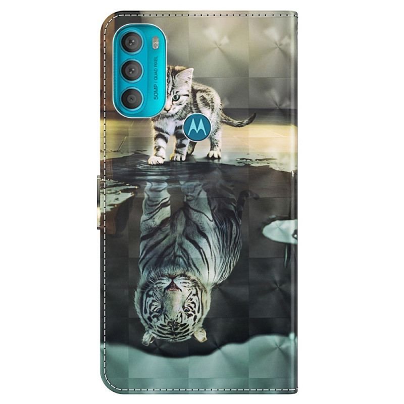 Flip Cover Moto G71 5G Ernest The Tiger