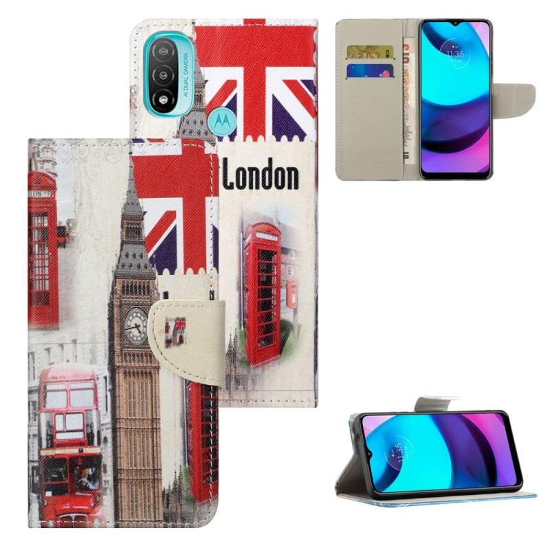 Flip Cover Moto G71 5G London Liv