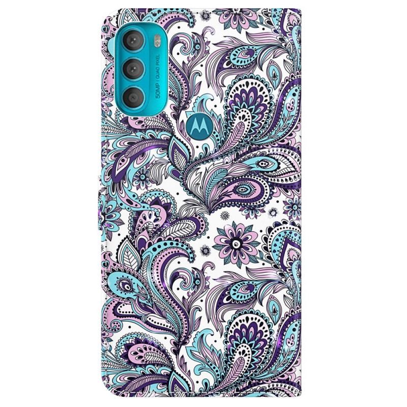 Flip Cover Moto G71 5G Paisley