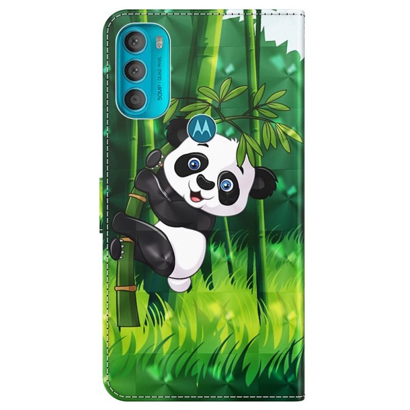 Flip Cover Moto G71 5G Panda Og Bambus