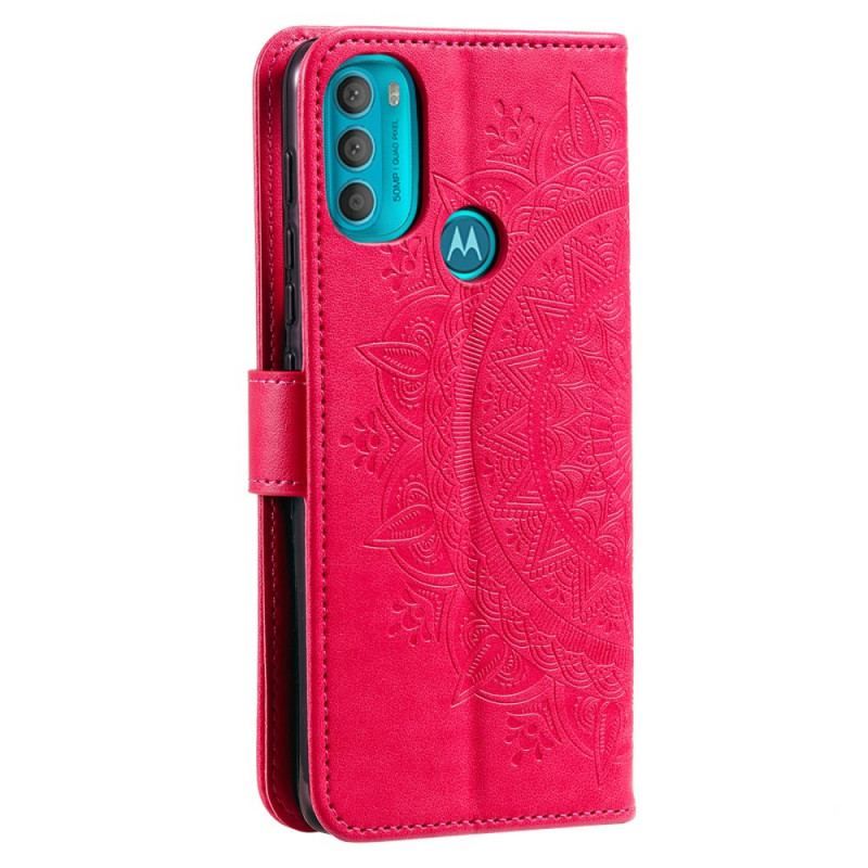 Flip Cover Moto G71 5G Sol Mandala