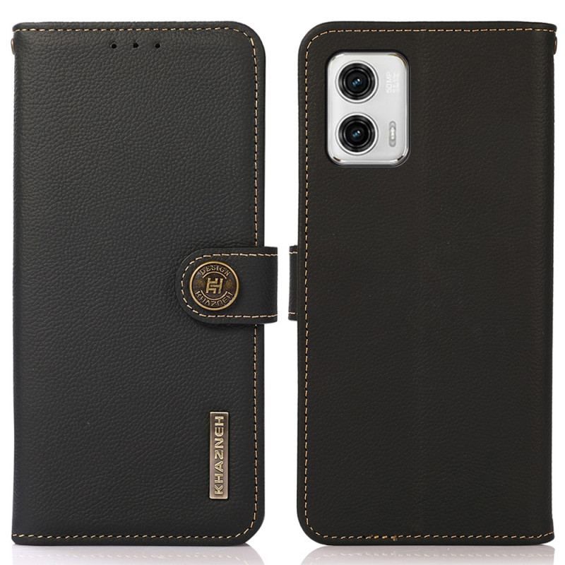 Flip Cover Moto G73 5G Khazneh Rfid-rem