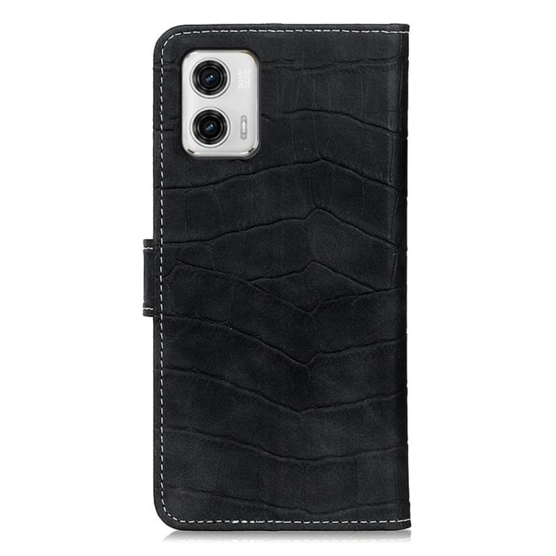 Flip Cover Moto G73 5G Krokodille