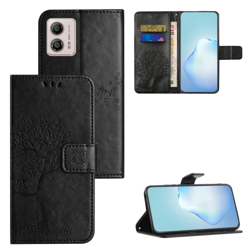 Flip Cover Moto G73 5G Ugletræ