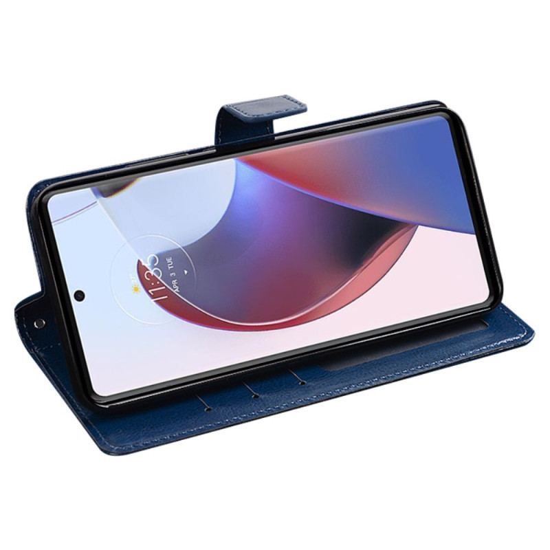 Flip Cover Motorola Edge 40 Pro Idewei Læderstil