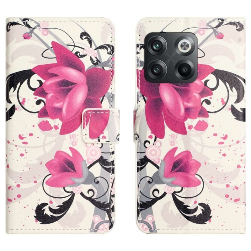 Flip Cover OnePlus 10T 5G Tropiske Blomster