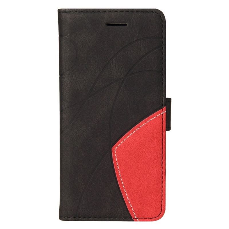 Flip Cover OnePlus Nord 2T 5G Bicolor Kt Læderserie Med Stropkortholder