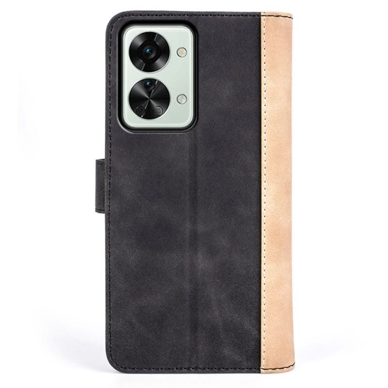 Flip Cover OnePlus Nord 2T 5G Grafisk Mønster