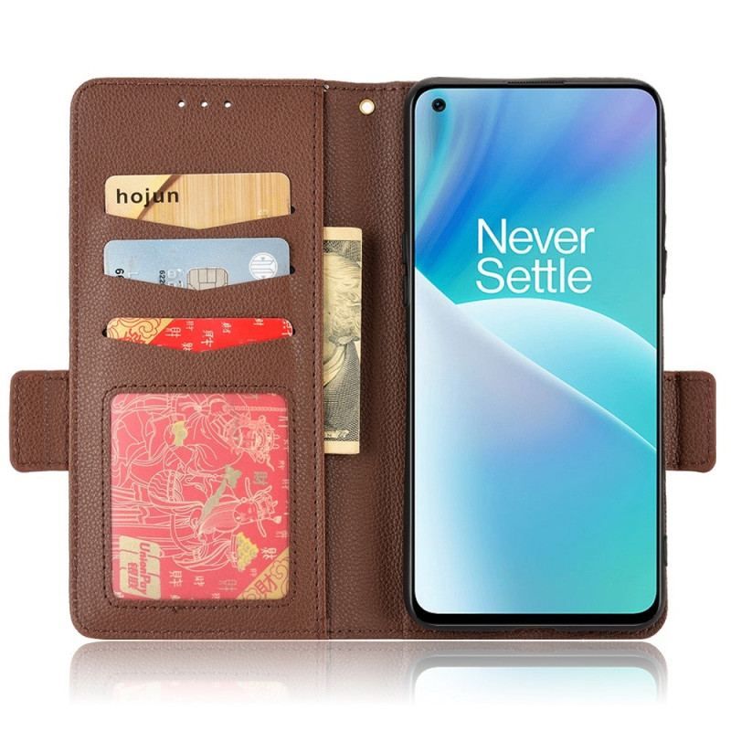 Flip Cover OnePlus Nord 2T 5G Litchi Tekstur