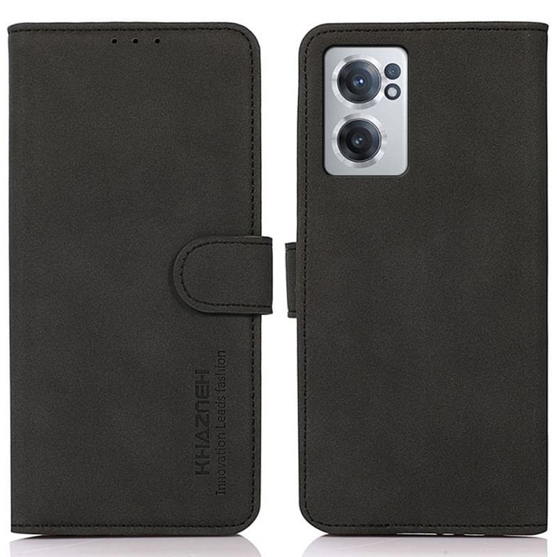 Flip Cover OnePlus Nord CE 2 5G Kazneh Tekstureret Kunstlæder