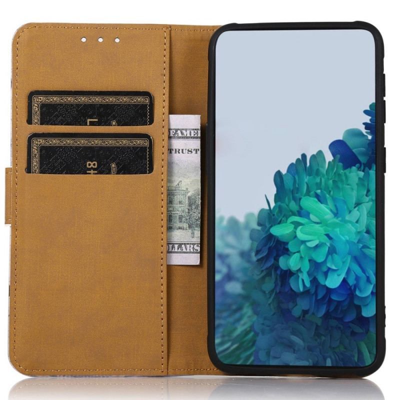 Flip Cover OnePlus Nord CE 2 Lite 5G Blomstrende Træ