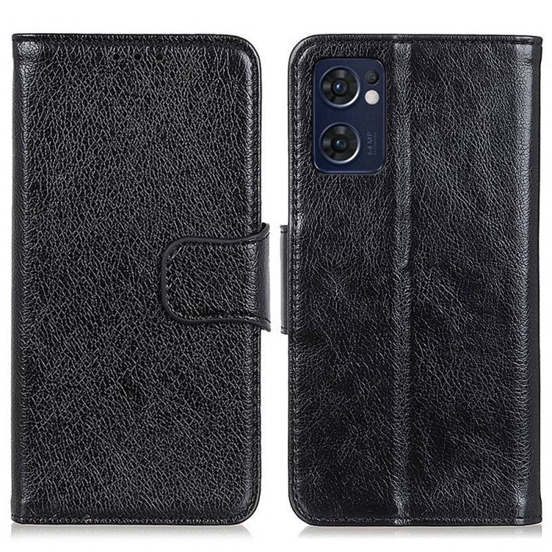 Flip Cover Oppo Find X5 Lite Split Nappa Læder