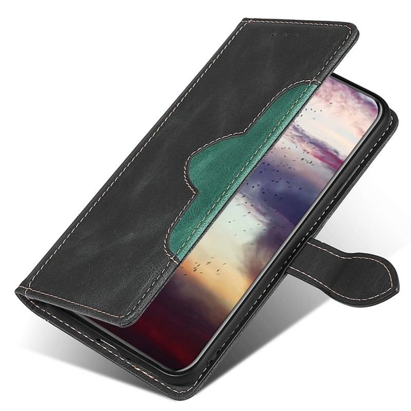 Flip Cover Oppo Reno 7 Tofarvet Blomster