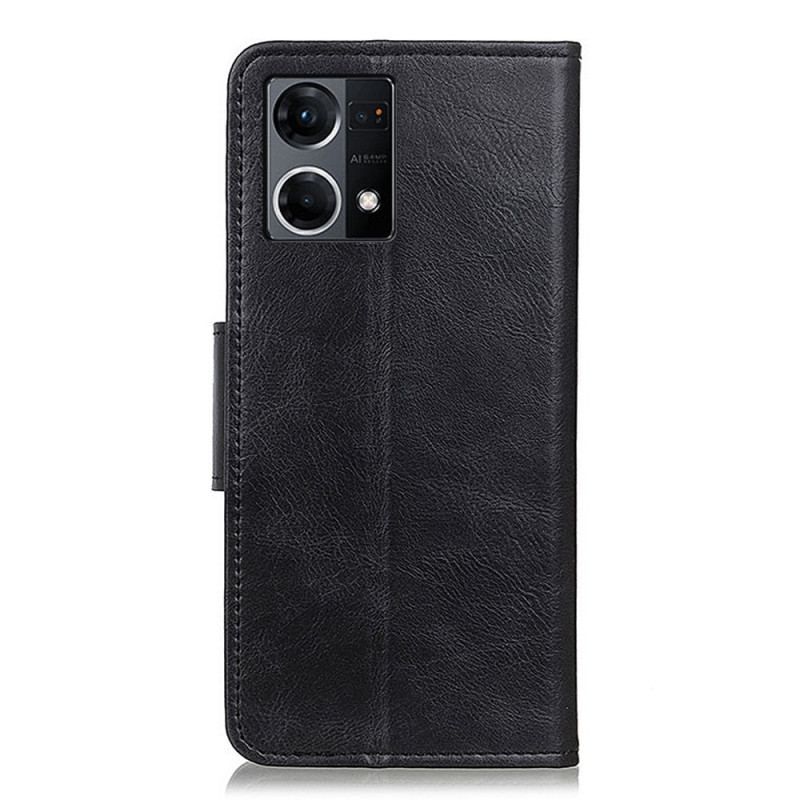 Flip Cover Oppo Reno 7 Vendbar Lås