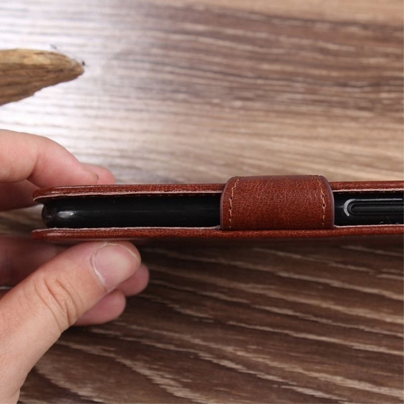 Flip Cover Oppo Reno 7 Vintage Kunstlæder