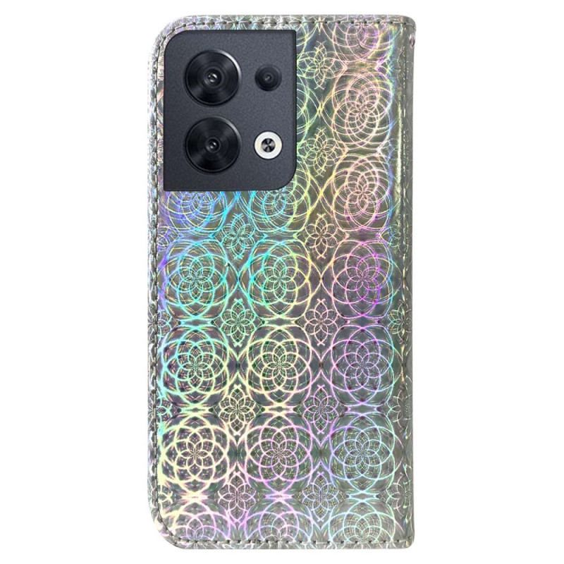 Flip Cover Oppo Reno 8 Disco-stil