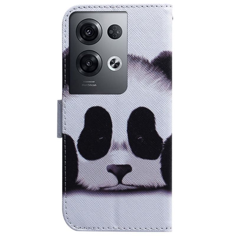 Flip Cover Oppo Reno 8 Pro Med Snor Strappy Owls Maleri