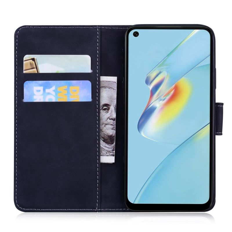 Flip Cover Oppo Reno 8 Sommerfugl