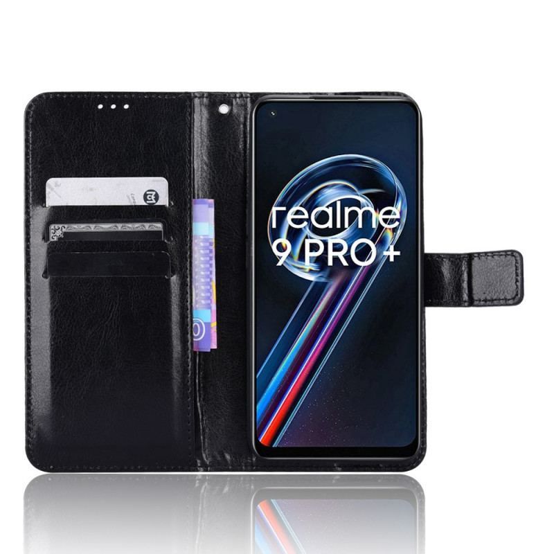 Flip Cover Realme 9 5G Prangende Kunstlæder