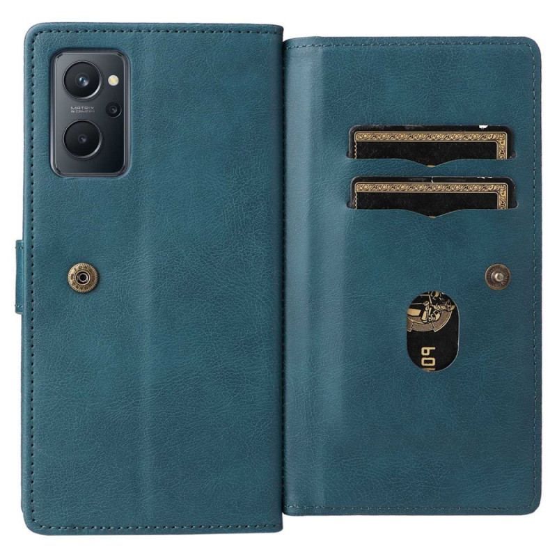 Flip Cover Realme 9i Multifunktions Business Wallet