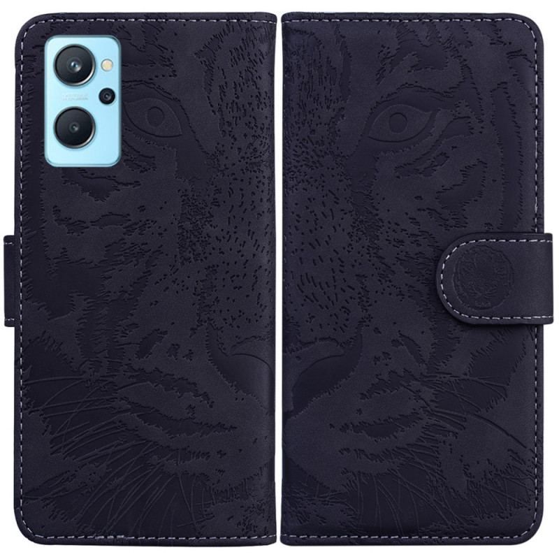 Flip Cover Realme 9i Tiger Ansigtsprint