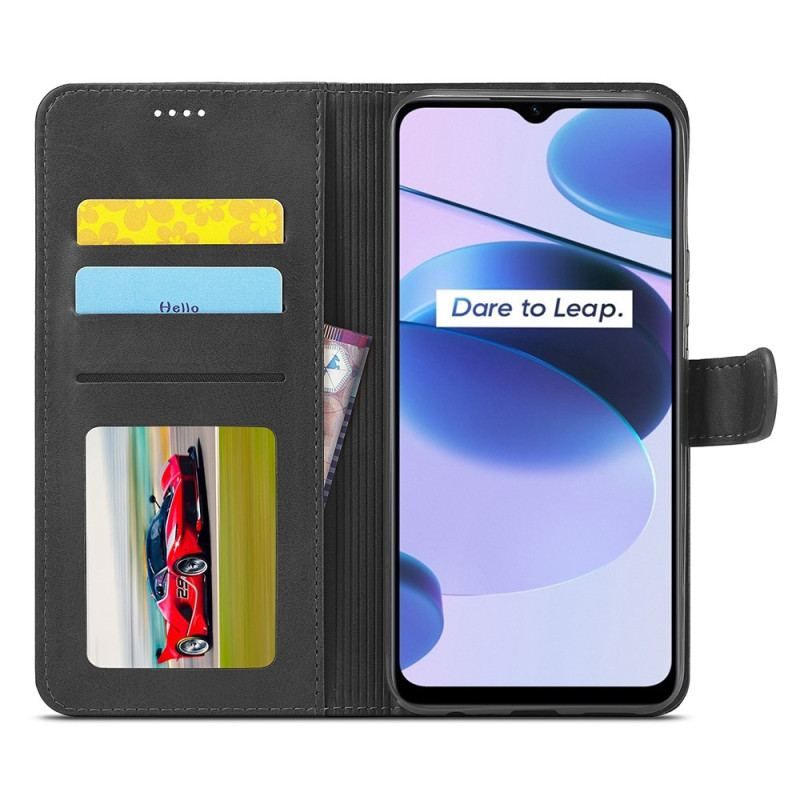 Flip Cover Realme C35 Lc.imeeke Lædereffekt