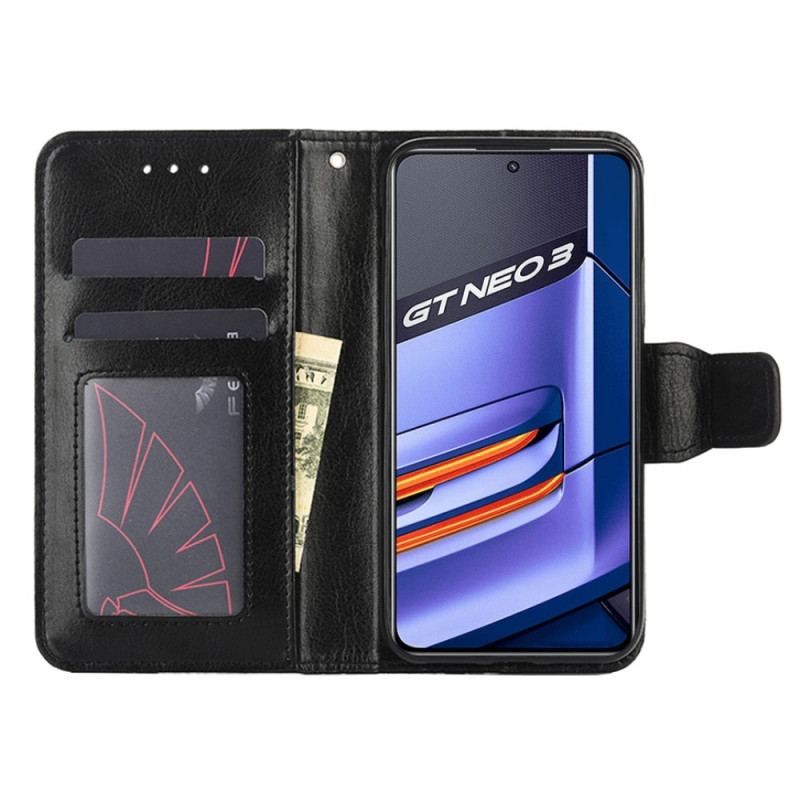 Flip Cover Realme GT Neo 3 Glans Tekstur