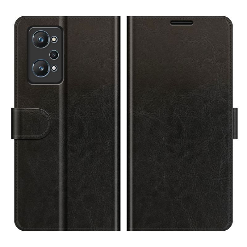 Flip Cover Realme GT Neo 3T / Neo 2 Designer Lædereffekt