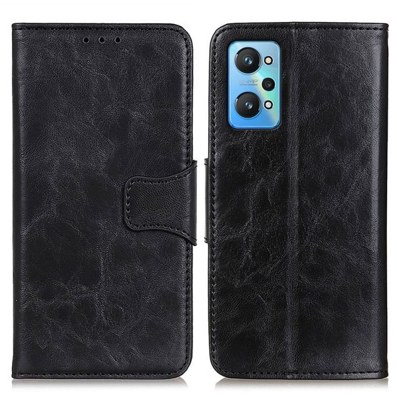 Flip Cover Realme GT Neo 3T / Neo 2 Læder Cover Tekstur Magnetisk Flap