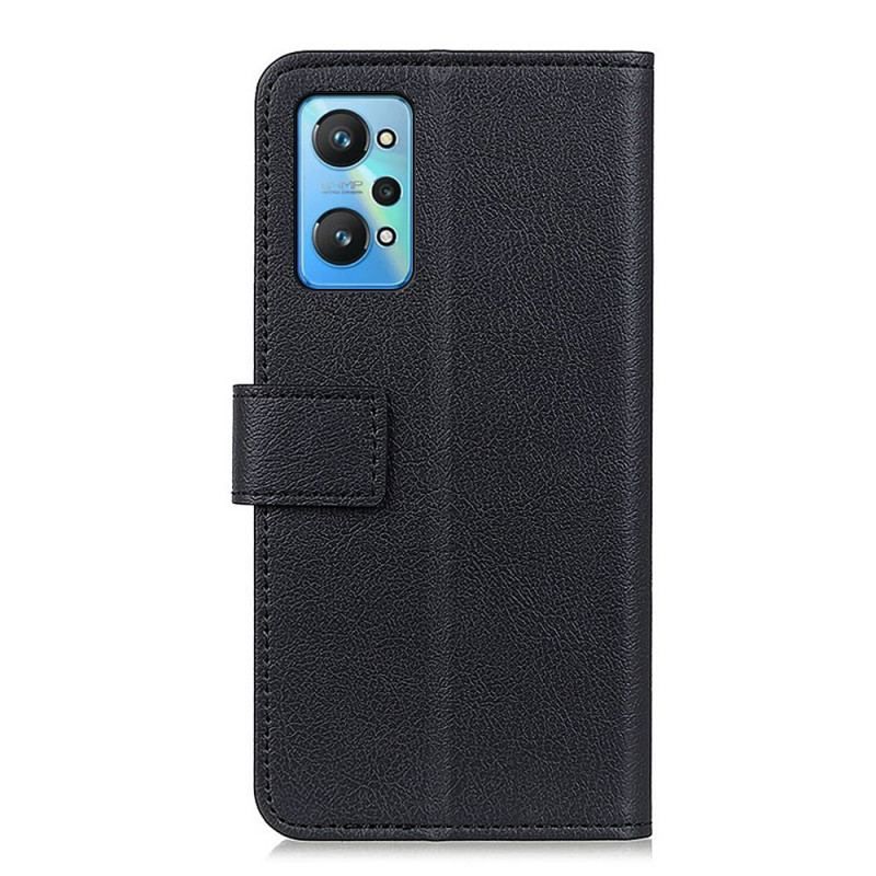 Flip Cover Realme GT Neo 3T / Neo 2 Premium Litchi Imiteret Læder