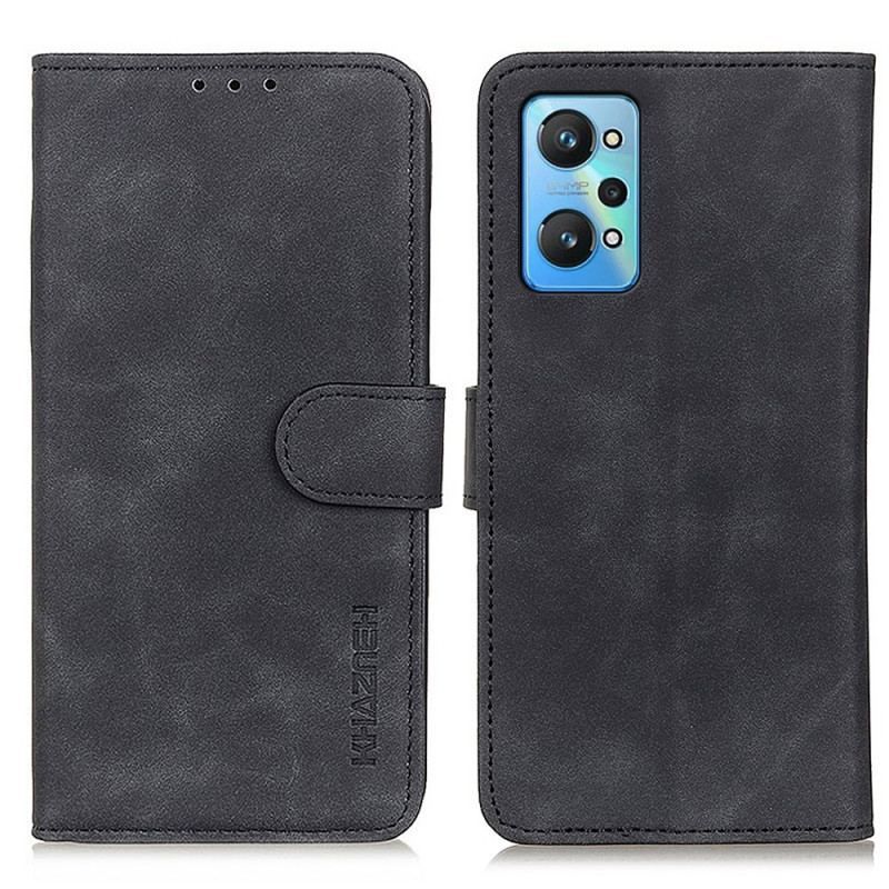 Flip Cover Realme GT Neo 3T / Neo 2 Vintage Mat Lædereffekt Khazneh