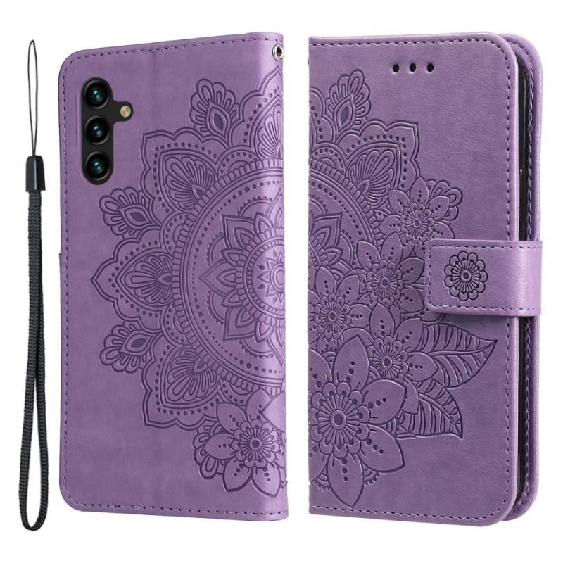 Flip Cover Samsung Galaxy A13 5G / A04s Blomster Mandala