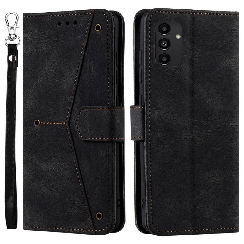 Flip Cover Samsung Galaxy A13 5G / A04s Skin-touch-sømme