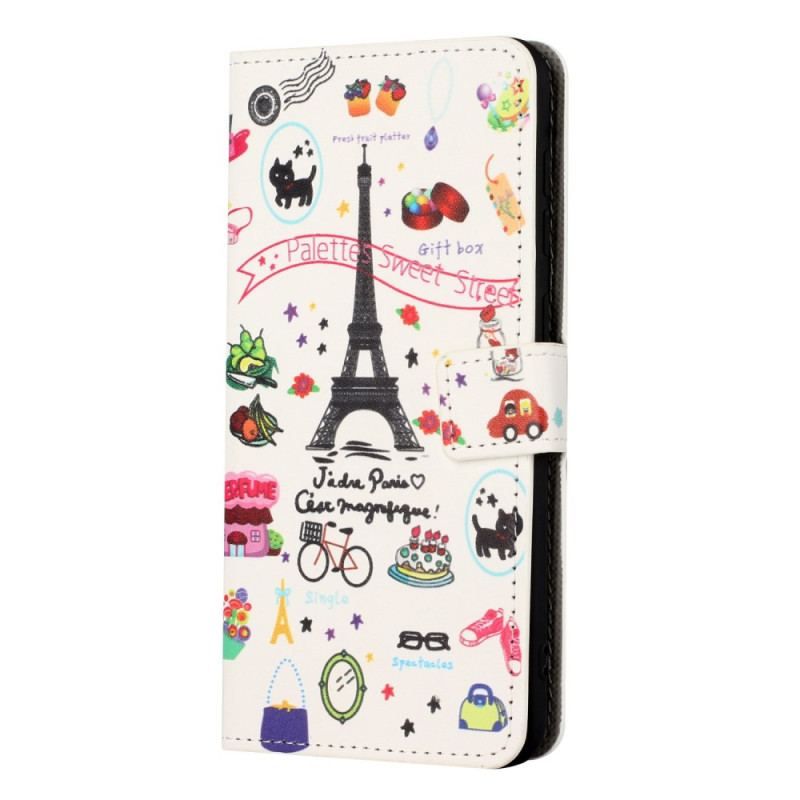 Flip Cover Samsung Galaxy A14 / A14 5G Jeg Elsker Paris