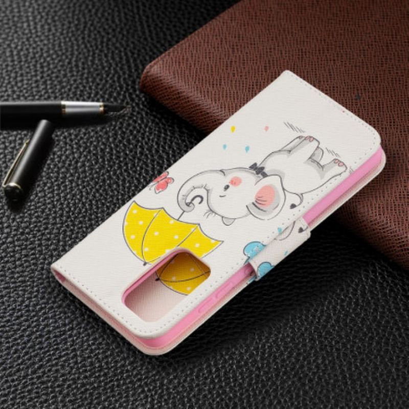 Flip Cover Samsung Galaxy A52 4G / A52 5G / A52s 5G Baby Elefant