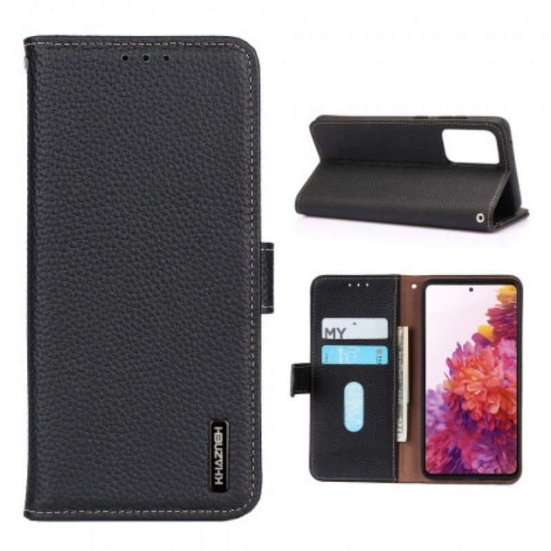 Flip Cover Samsung Galaxy A52 4G / A52 5G / A52s 5G Khazneh Litchi Læder