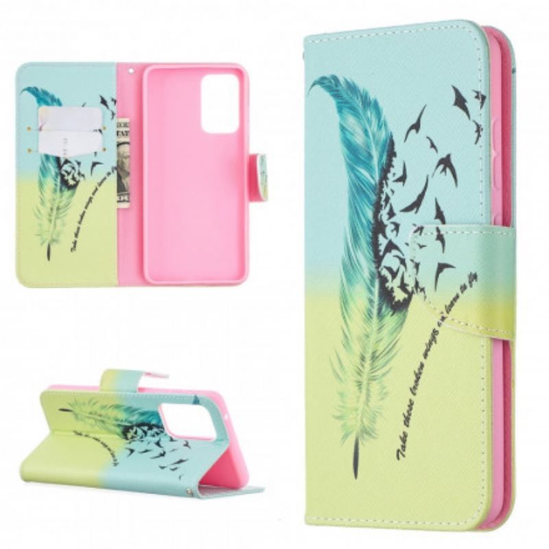 Flip Cover Samsung Galaxy A52 4G / A52 5G / A52s 5G Lære At Flyve