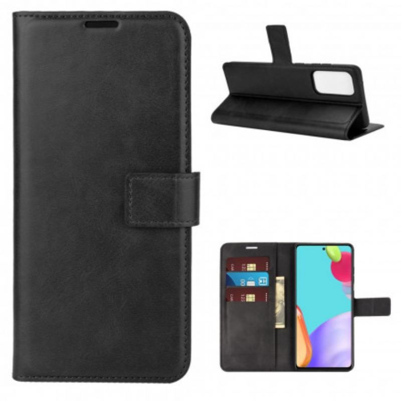 Flip Cover Samsung Galaxy A52 4G / A52 5G / A52s 5G Slank Imiteret Læder