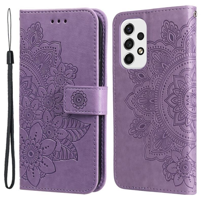 Flip Cover Samsung Galaxy A53 5G Blomster Mandala