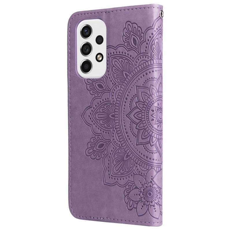 Flip Cover Samsung Galaxy A53 5G Blomster Mandala