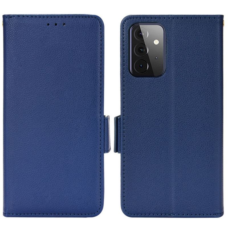 Flip Cover Samsung Galaxy A53 5G Læder Cover Flap Dobbelt Nye Farver