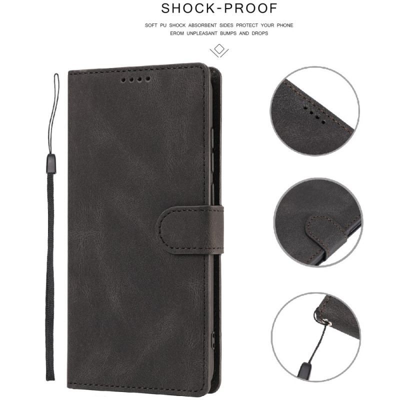 Flip Cover Samsung Galaxy A53 5G Med Snor Strappy Vintage Læderstil