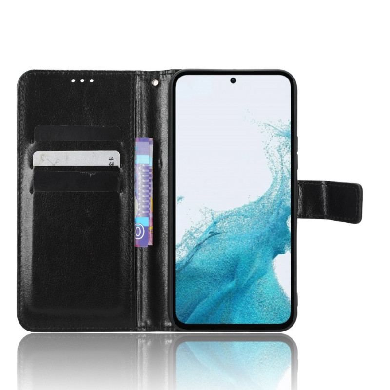 Flip Cover Samsung Galaxy A54 5G Med Snor Strappy Læder Stil