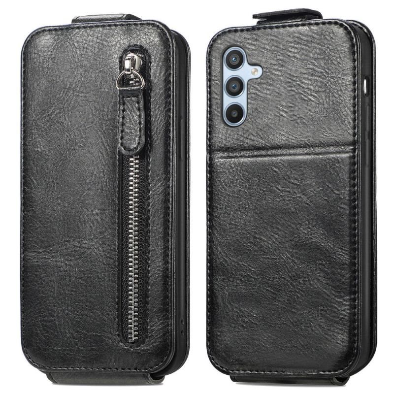 Flip Cover Samsung Galaxy A54 5G Punge Etui Læder Cover Lodret Flip Med Pung