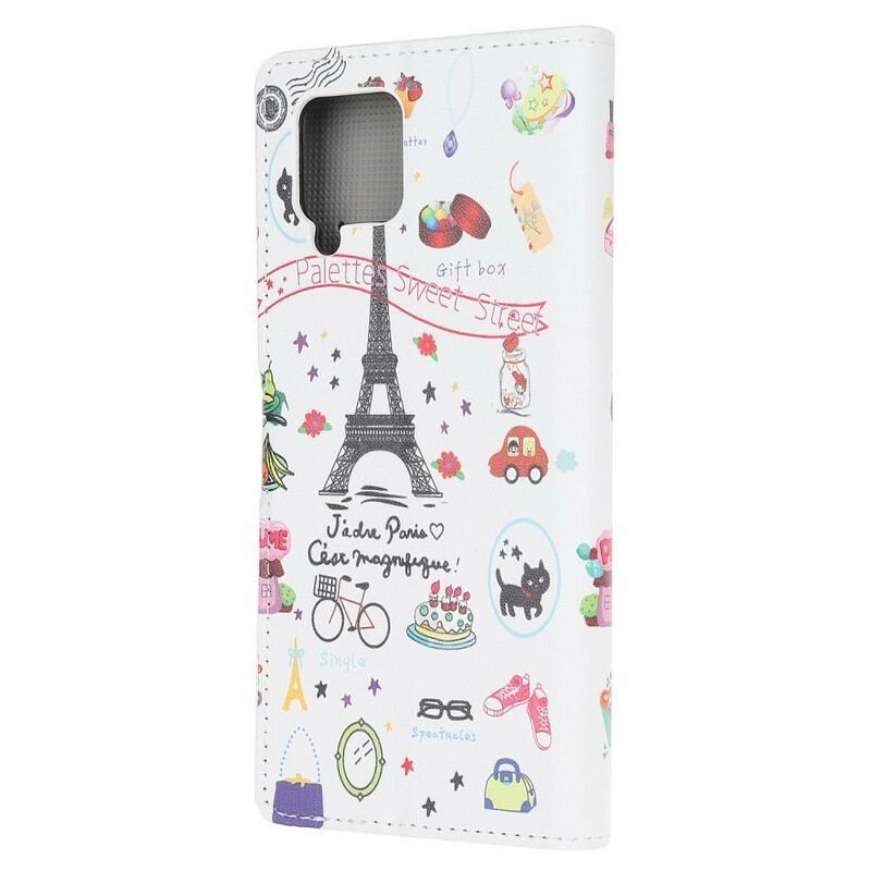 Flip Cover Samsung Galaxy M12 / A12 Jeg Elsker Paris