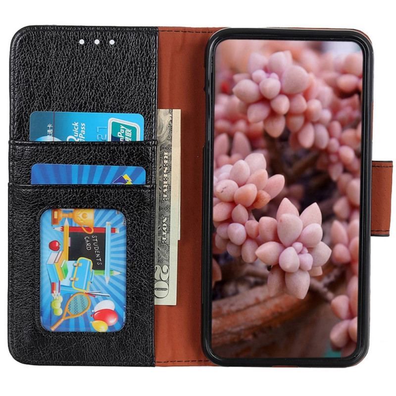 Flip Cover Samsung Galaxy M13 Ægte Nappa Læder