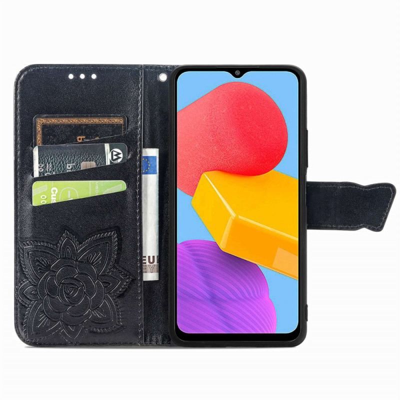 Flip Cover Samsung Galaxy M13 Barok Sommerfugl