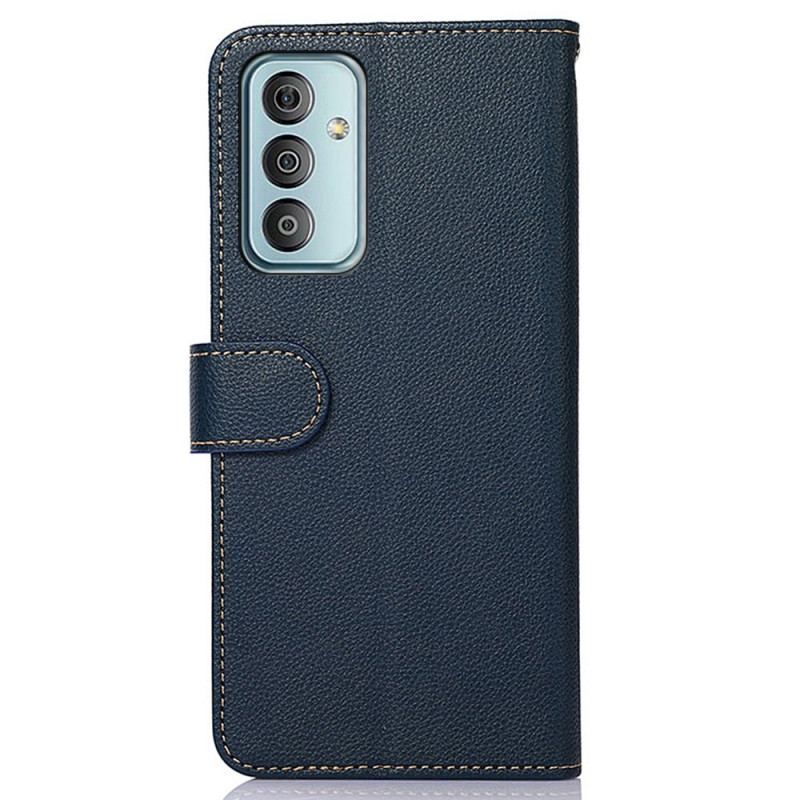 Flip Cover Samsung Galaxy M13 Lychee Style Rfid Khazneh